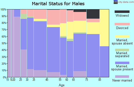 Port St. John marital status for males