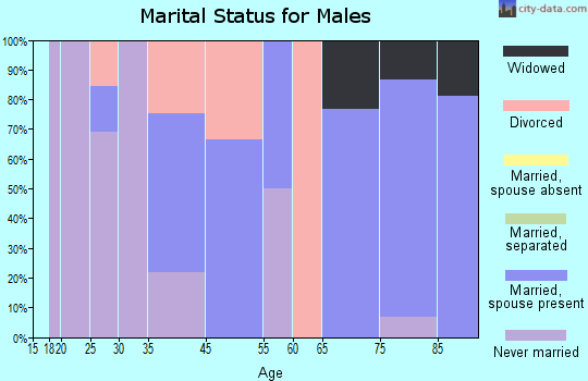 Ramblewood East marital status for males