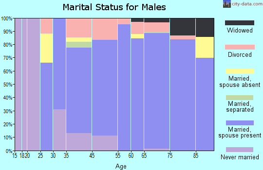 Rotonda marital status for males