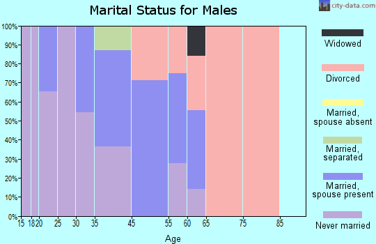 Schall Circle marital status for males
