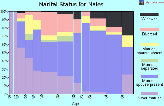 Sebring marital status for males