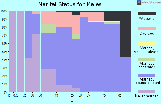 Siesta Key marital status for males