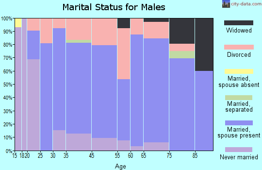 Rogersville marital status for males