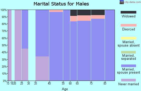 South Beach marital status for males