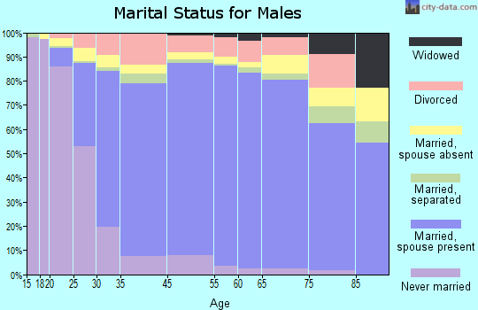 Tamiami marital status for males