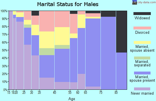 Valparaiso marital status for males