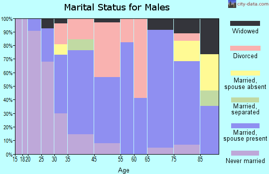 Vamo marital status for males