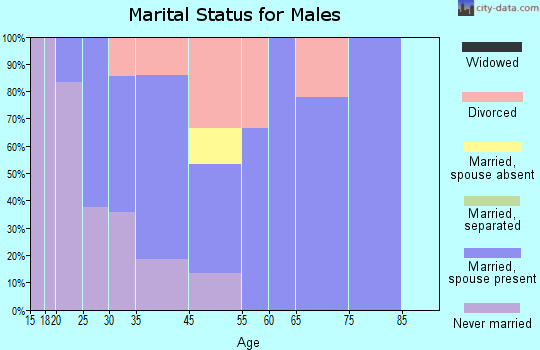 Sanford marital status for males