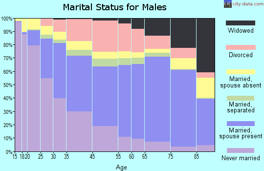 Birmingham marital status for males