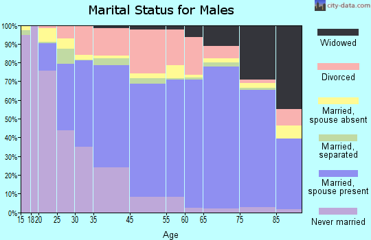 Winter Haven marital status for males
