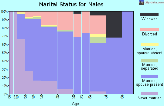 Acworth marital status for males