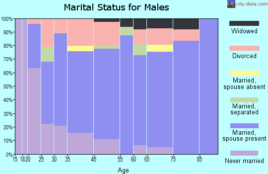 Adairsville marital status for males