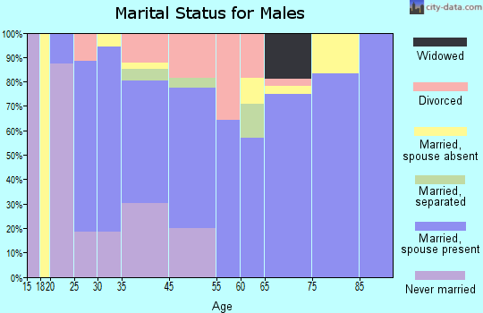 Blackshear marital status for males