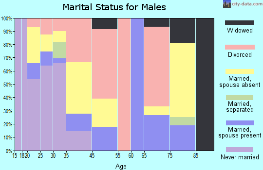 Blairsville marital status for males