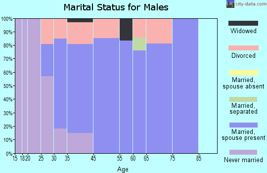 Blythe marital status for males