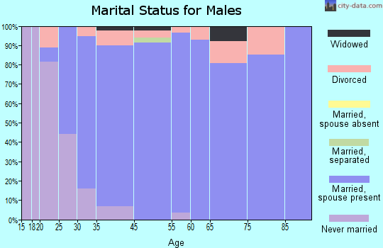 Braselton marital status for males