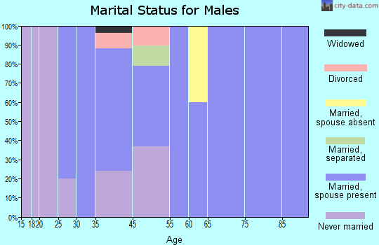 Brinson marital status for males