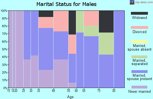 Bronwood marital status for males