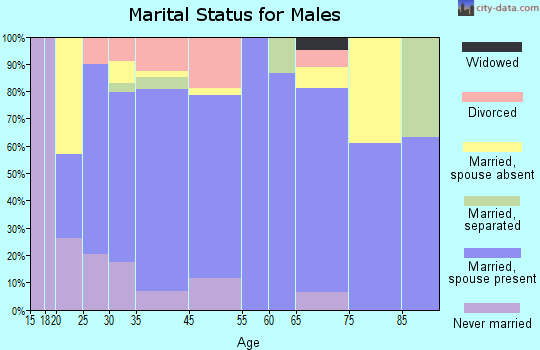 Chatsworth marital status for males