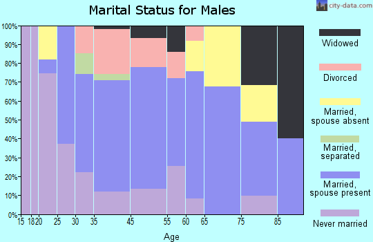 Demorest marital status for males