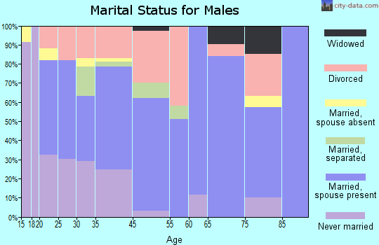 Dock Junction marital status for males