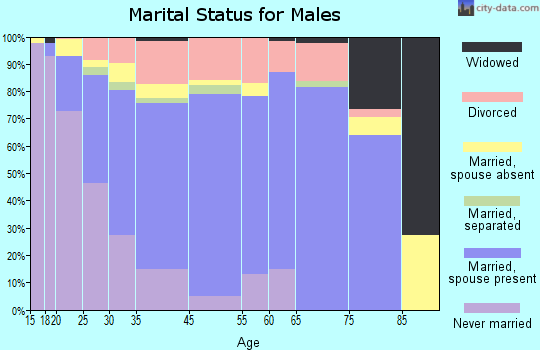 Douglasville marital status for males