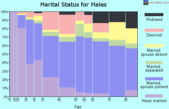 Dublin marital status for males