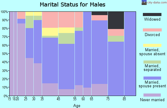Elberton marital status for males