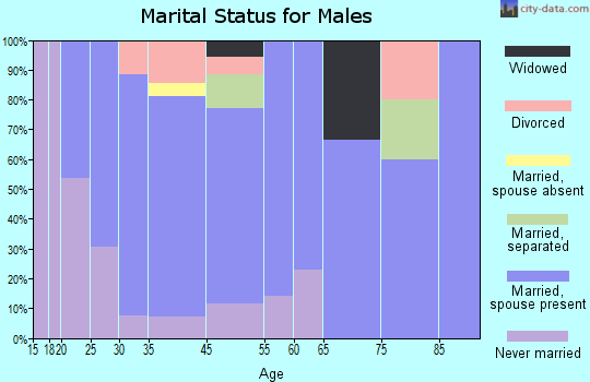 Enigma marital status for males