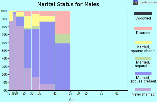 Fort Stewart marital status for males