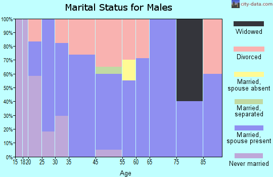 Hoboken marital status for males