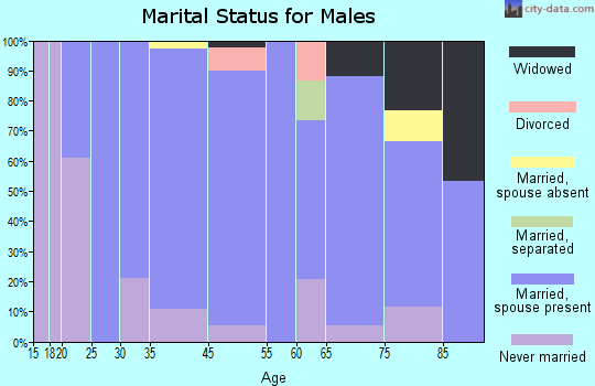 Isle of Hope marital status for males