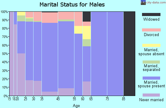 Kingsland marital status for males