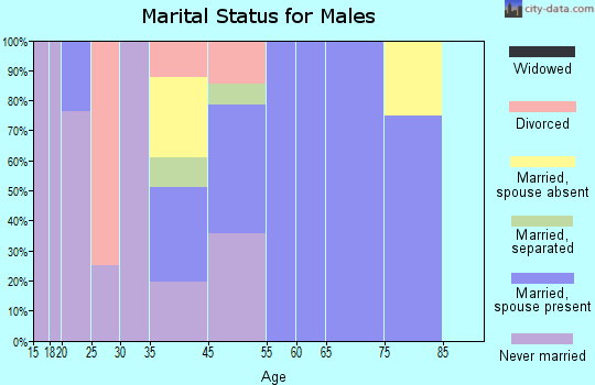 Lexington marital status for males