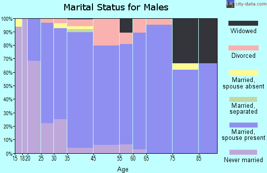 Thorsby marital status for males