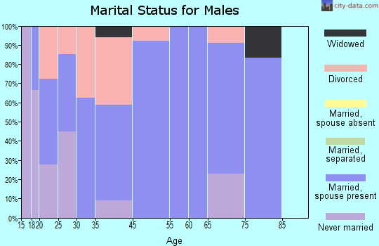 Menlo marital status for males
