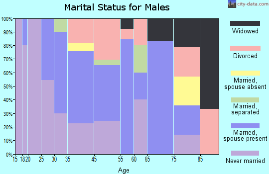 Morven marital status for males