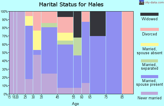 Newton marital status for males