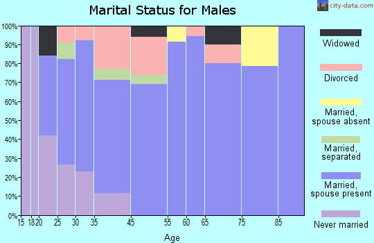 Norman Park marital status for males