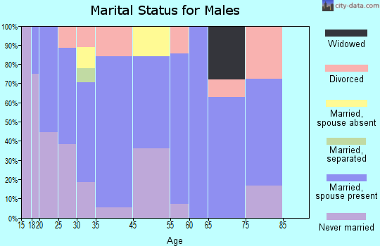 Ochlocknee marital status for males