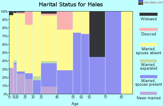 Raoul marital status for males