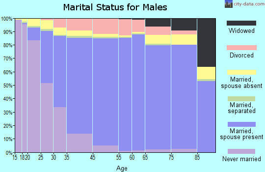 Roswell marital status for males