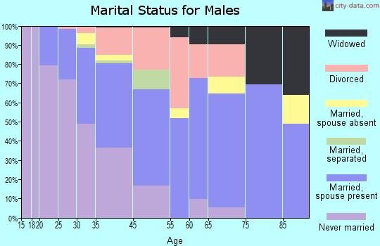 Scottdale marital status for males
