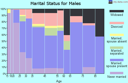 Sparks marital status for males
