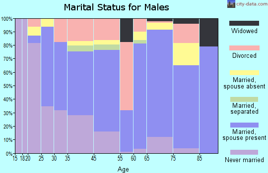 Swainsboro marital status for males
