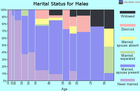 Sylvester marital status for males