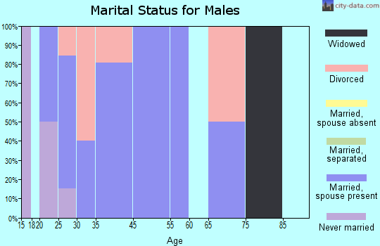 Taylorsville marital status for males