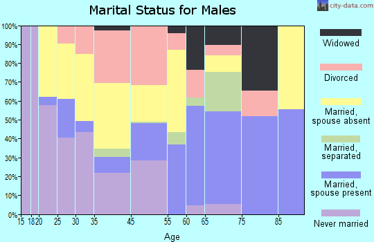 Unadilla marital status for males
