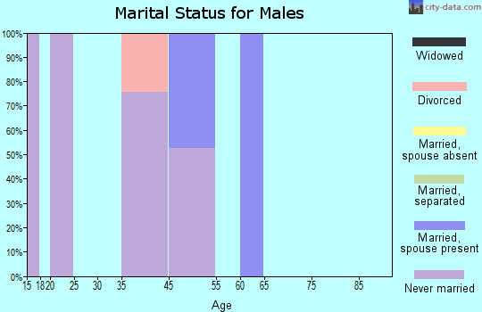 Eden Roc marital status for males