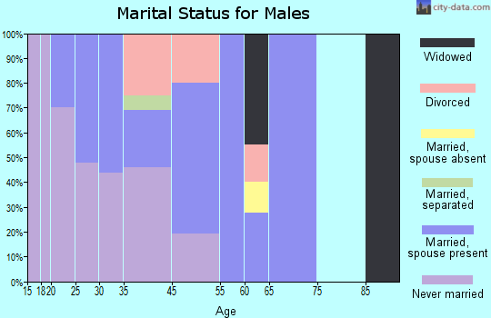 Hawaiian Acres marital status for males